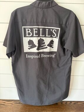 Mens Bell's Red Kap Mechanics Shirt - Charcoal
